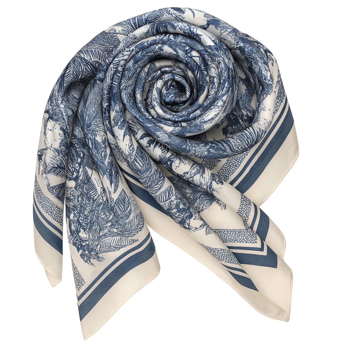 GANT Seidenschal mit Eleem Druck