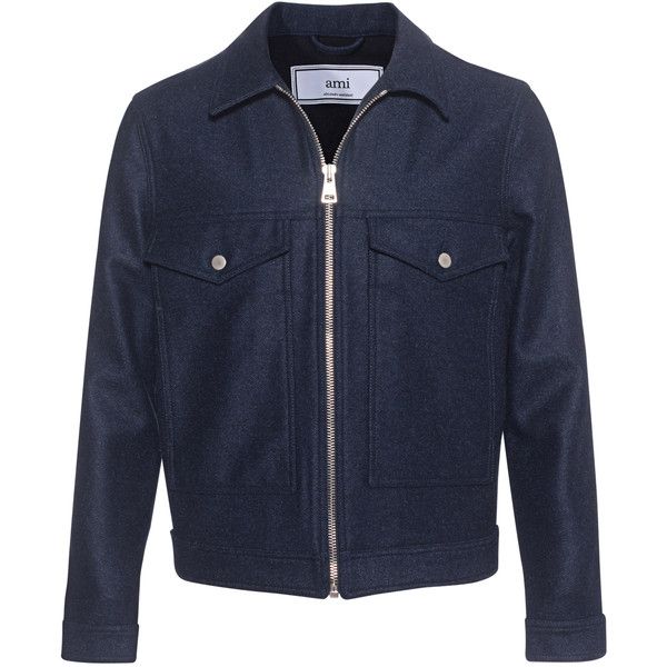 AMI Paris Wool Blend Jacket