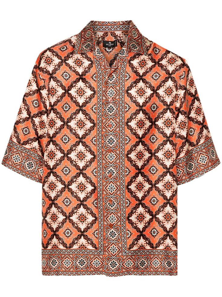 Etro Silk‑Jacquard Shirt