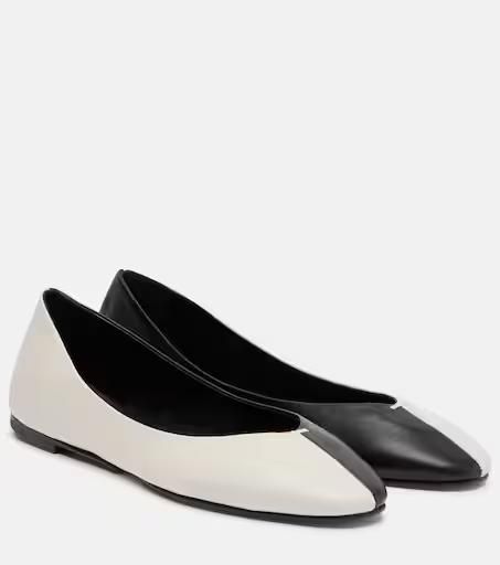 Jacquemus Duelo Croc-Effect Flats