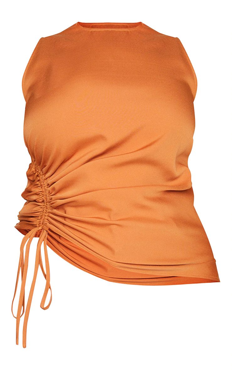 Etro bedrucktes gerafftes Seiden-Top